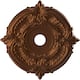 3 1/2" Inside Diameter - Attica Thermoformed PVC Ceiling Medallion - 22" Outside Diameter - Metallic Dark Copper