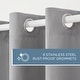 preview thumbnail 49 of 128, ATI Home Indoor/Outdoor Solid Cabana Grommet Top Curtain Panel Pair