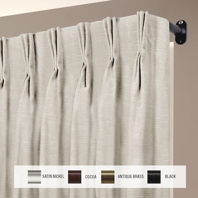 InStyleDesign 5/8 inch Blackout Bay Curtain Rod 20"-36", 38"-72"