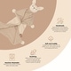 preview thumbnail 2 of 5, Crane Baby Cotton Baby Lovey Blanket (Ollie The Bunny) - Beige