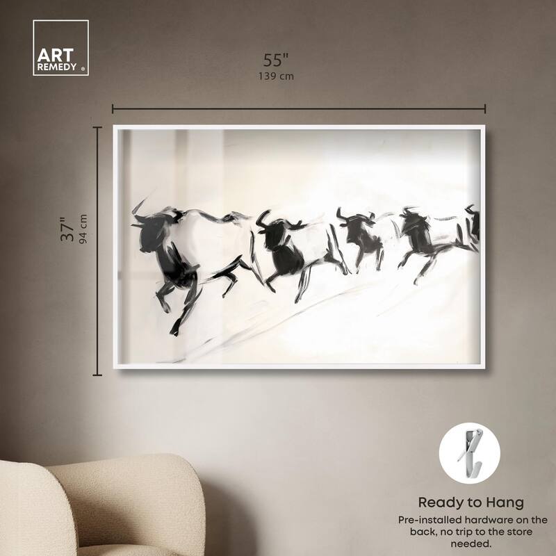Bovine II Shadowbox by Art Remedy