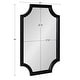 preview thumbnail 73 of 134, Kate and Laurel Hogan Scalloped Wood Framed Mirror
