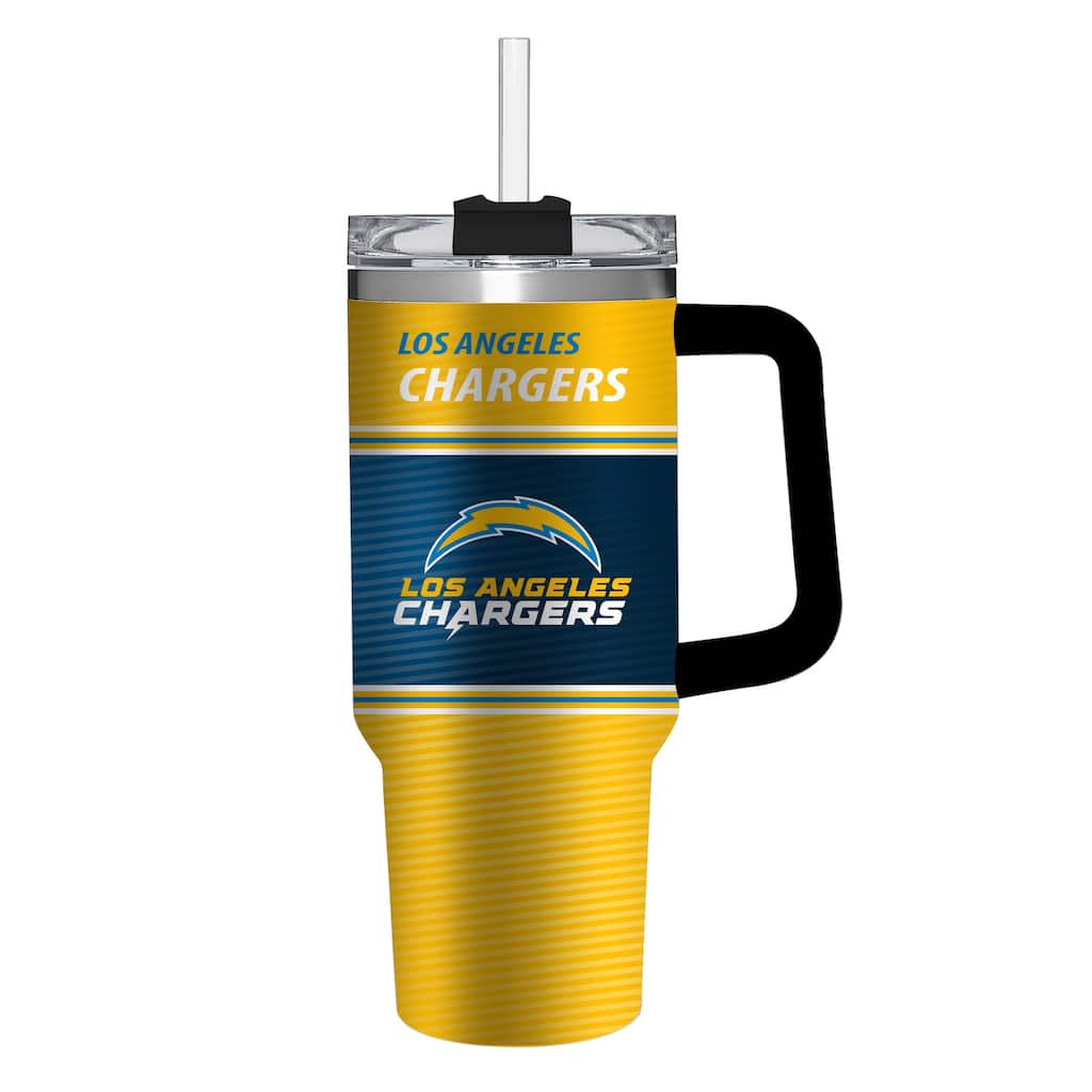 40 oz Stainless Steel Canyon Cup w/ Straw, Los Angeles Chargers