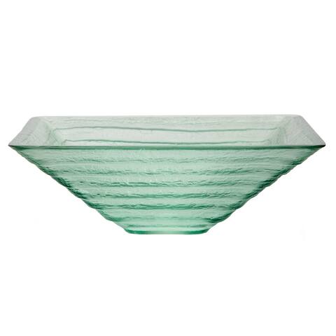 Eden Bath Crystal Glacier Vessel Sink
