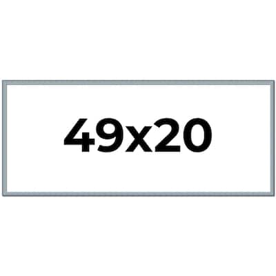49x20 Frame Rustic Sky Blue Solid Wood Picture Frame | 0.75 Inch