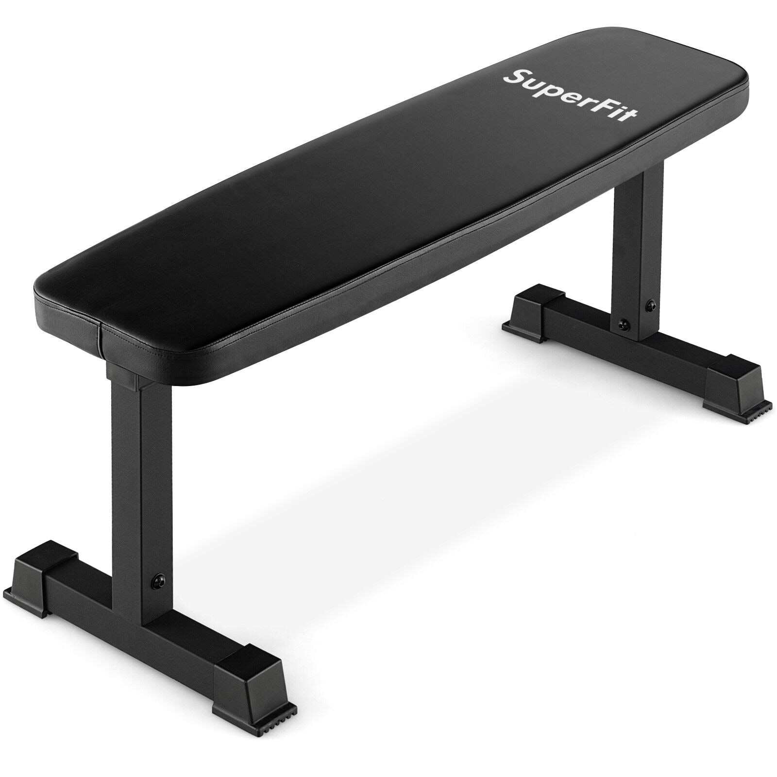 Flat Weight Bench 660 LBS Heavy Duty Strength Training Bench-Black - 42.5