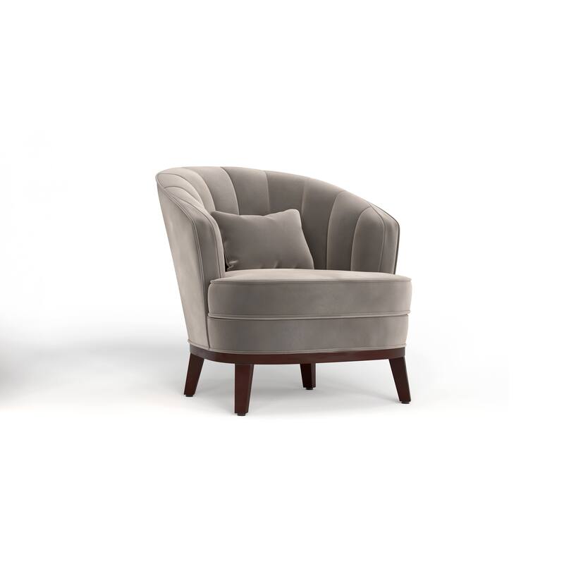 Ava Upholstered Barrel Accent Chair
