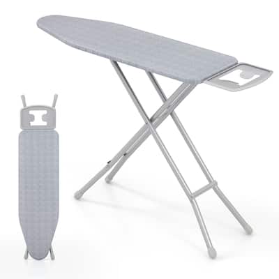 Gymax 57'' x 15'' Foldable Ironing Board w/ 7-Level Height
