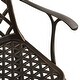 preview thumbnail 8 of 10, vidaXL 5 Piece Bistro Set Cast Aluminum Bronze