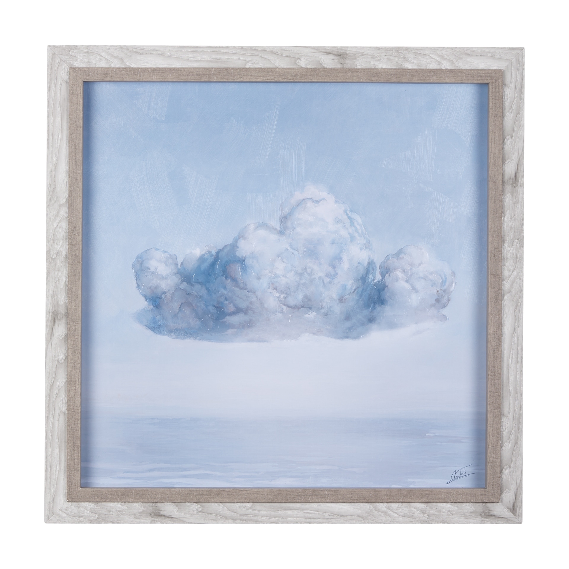 Day cloud I by Mercana Studio a Hand Embellished Textured Framed Art Print