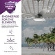 preview thumbnail 12 of 14, Hunter 52" Seawall Outdoor Ceiling Fan with LED Light Kit, Wall Control - Wet Rated!