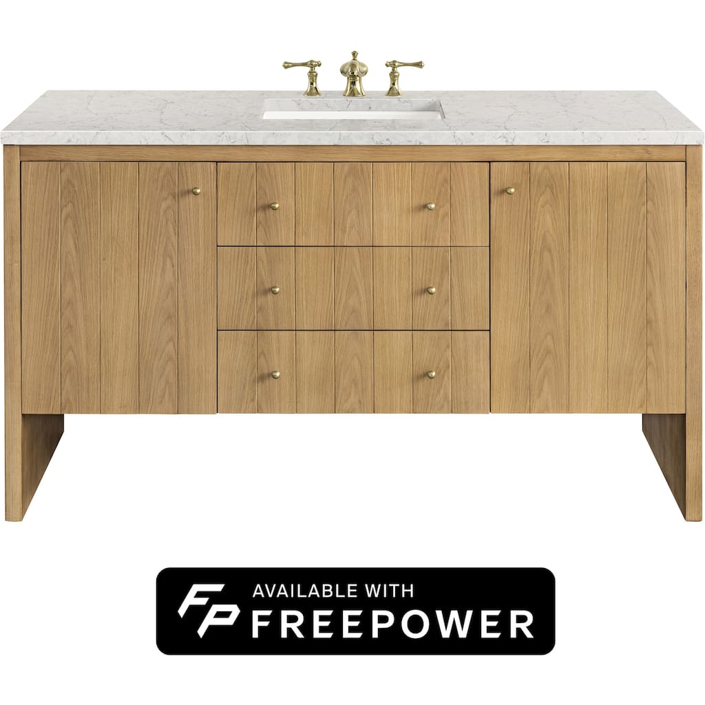 James Martin Vanities 435-V60S-FEJP Hudson 60" Free Standing Single