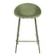 preview thumbnail 30 of 38, Set of 2 26-inch Contemporary Eiffel Dowel DSW Counter Height Stool Barstool With Backs For Kitchen Home Side Break Room