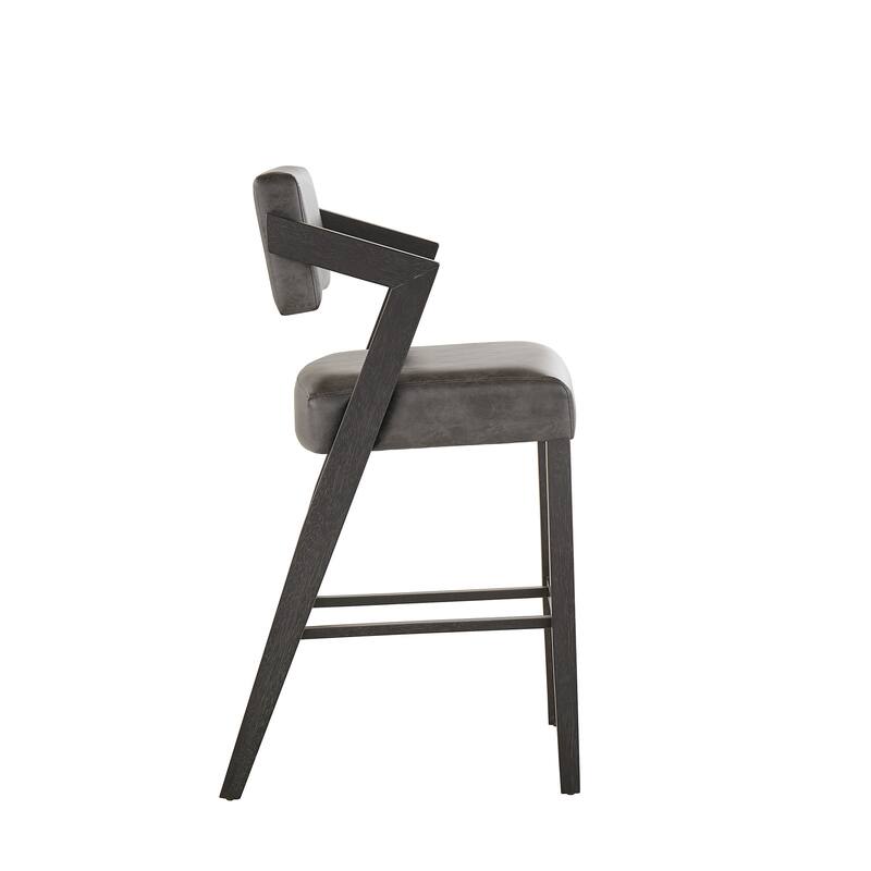 Kalispell Wood Finish Counter & Bar Chair by iNSPIRE Q Modern