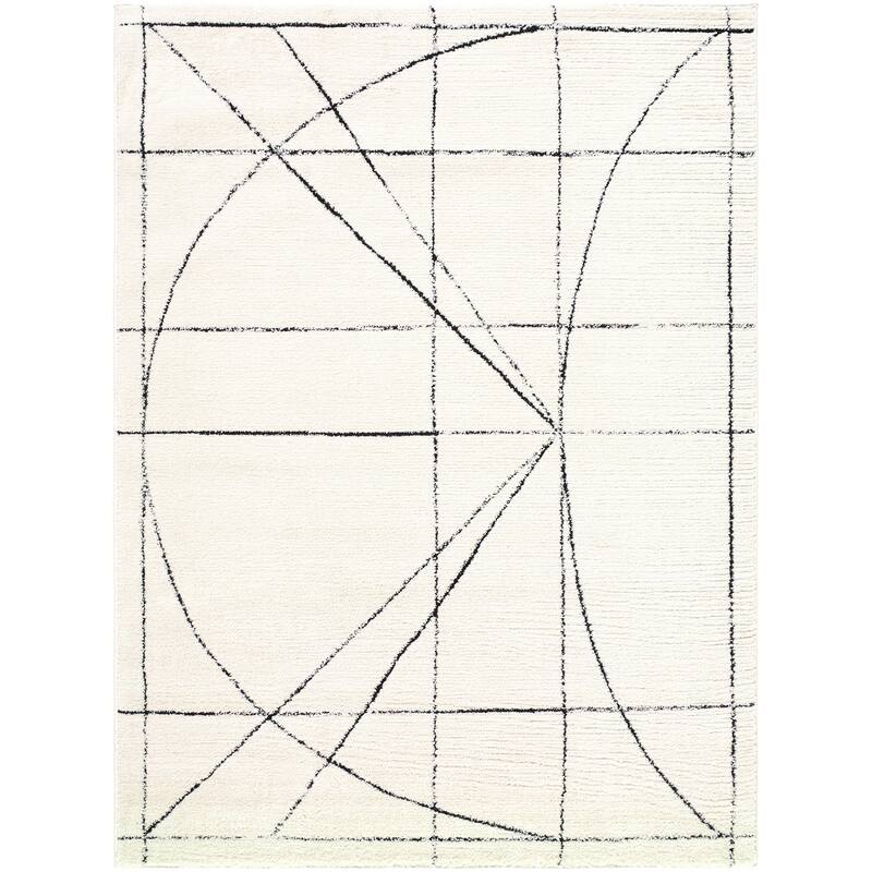 Galey Alix x Livabliss Architect V Modern Geometric Area Rug
