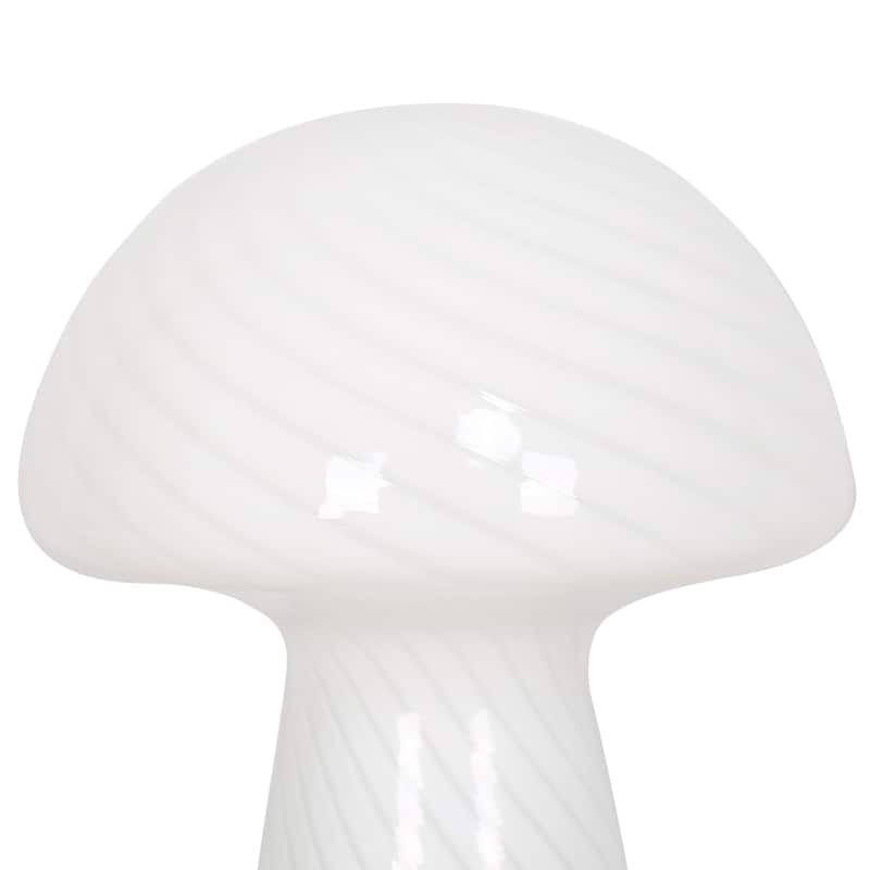 Glass Mushroom Lamp Translucent Small Nightstandable Lamps