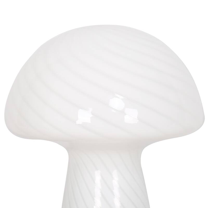 Mushroom Round Glass Table Lamp