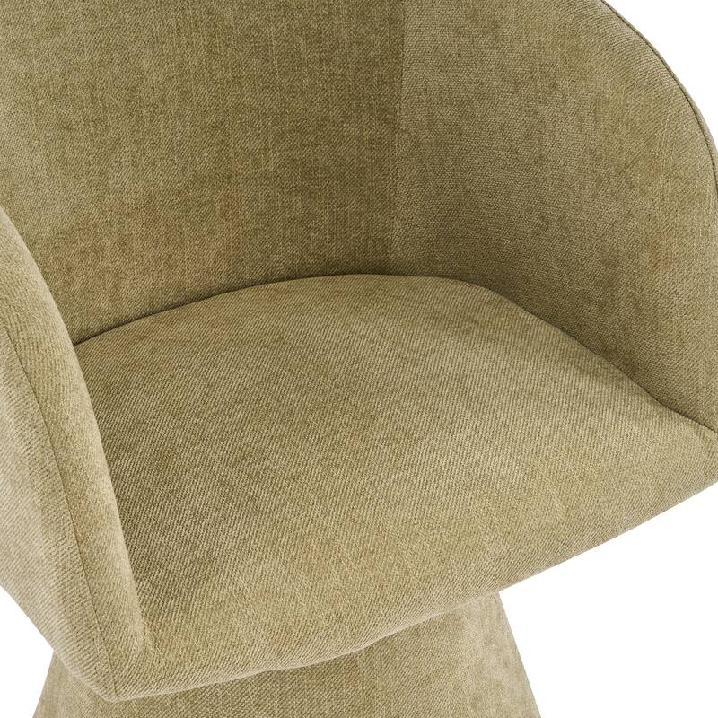 Christopher Knight Home - Melville 7-Piece Upholstered Swivel Dining Set with 84" Rectangular Pillar Base Dining Table