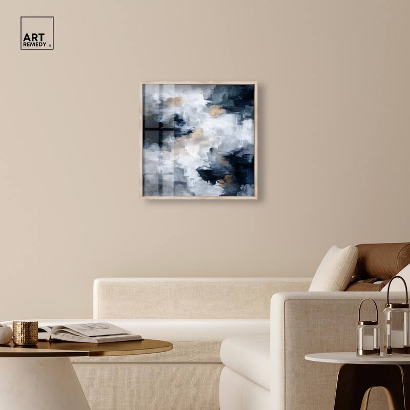Midnight and Ivory II Shadowbox by Art Remedy