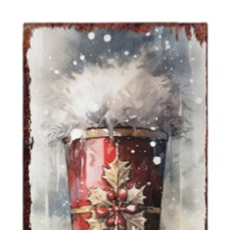 HomeRoots 36" Black Red And White Solid Wood Christmas Nutcracker Porch Sign
