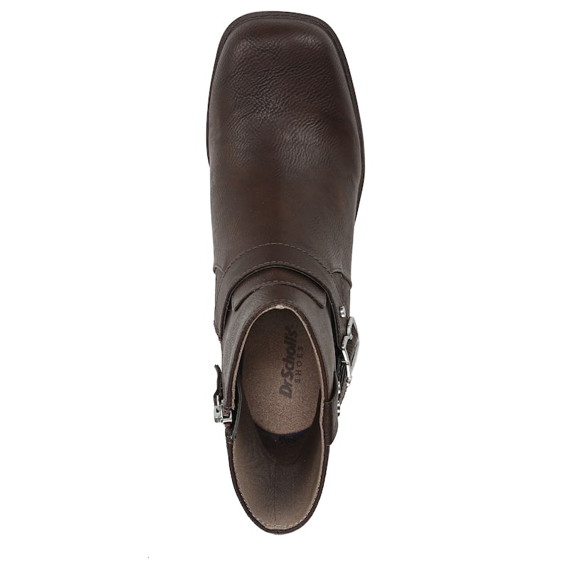 Dr. Scholl's Women's Janis Faux Leather Moto Bootie