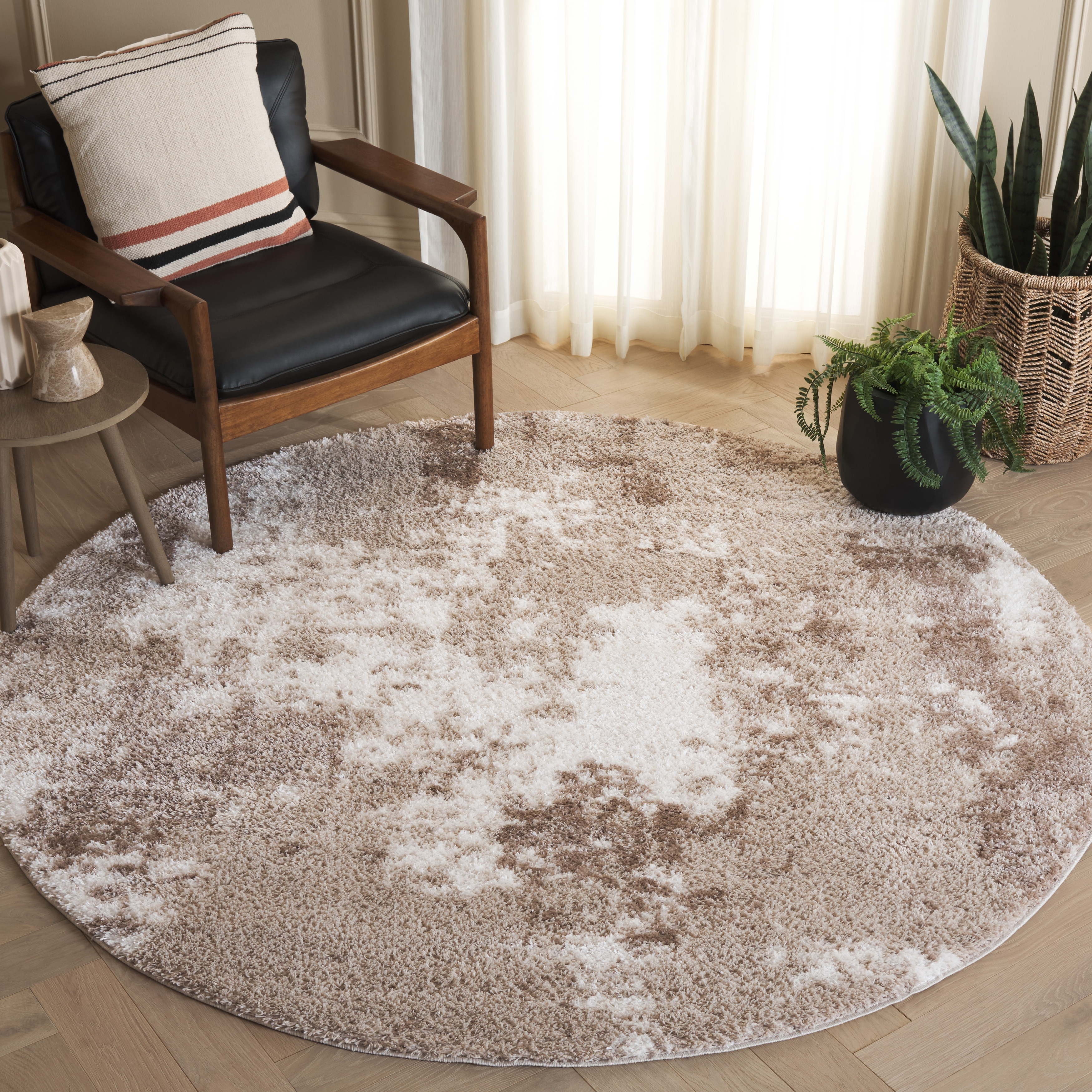 SAFAVIEH Penelope Sussane Shag Modern Abstract Rug