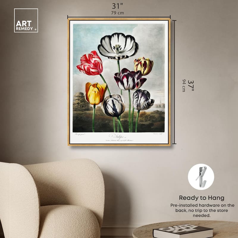 Tulips 1807 Canvas by Art Remedy