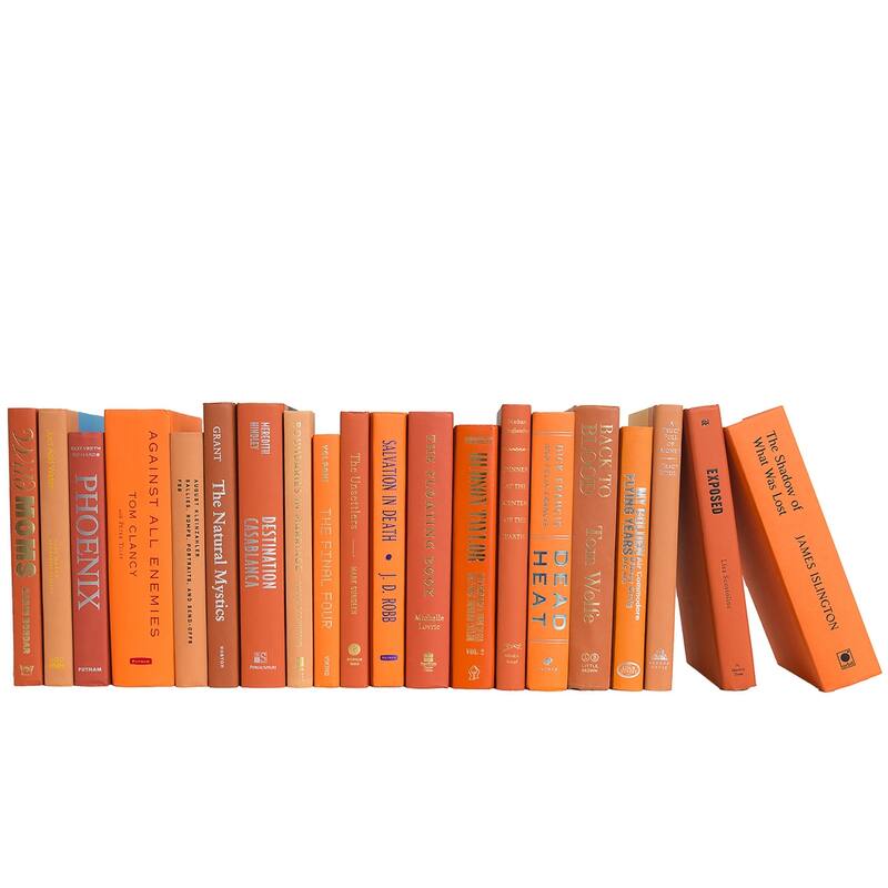 Books Orange Decorative Accessories: Grove Color By The Foot