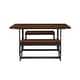 preview thumbnail 12 of 12, Middlebrook Designs Urban 3-Piece Metal and Wood Dining Set