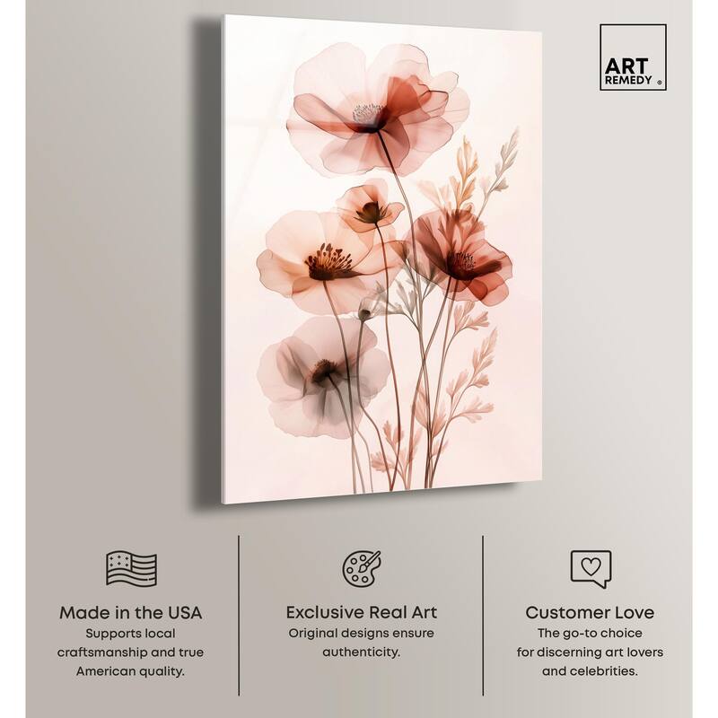 Petal Dye I Acrylic by Art Remedy, Ready to Hang