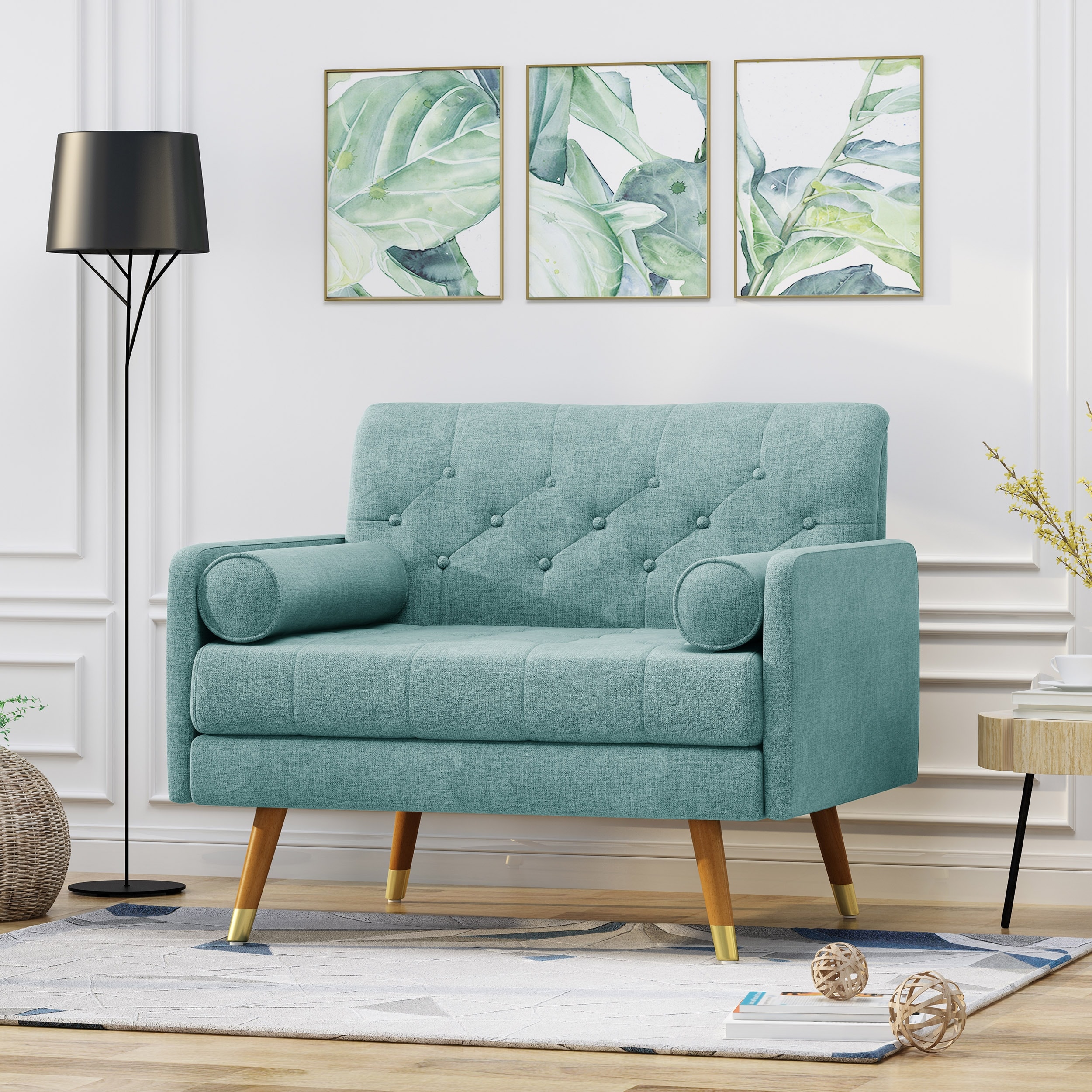 Eugene Fabric Mid-Century Modern Club Chair by Christopher Knight Home