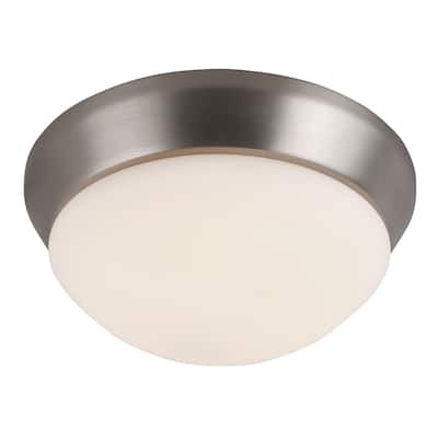 LED Flush Mount Ceiling light in Brushed Nickel