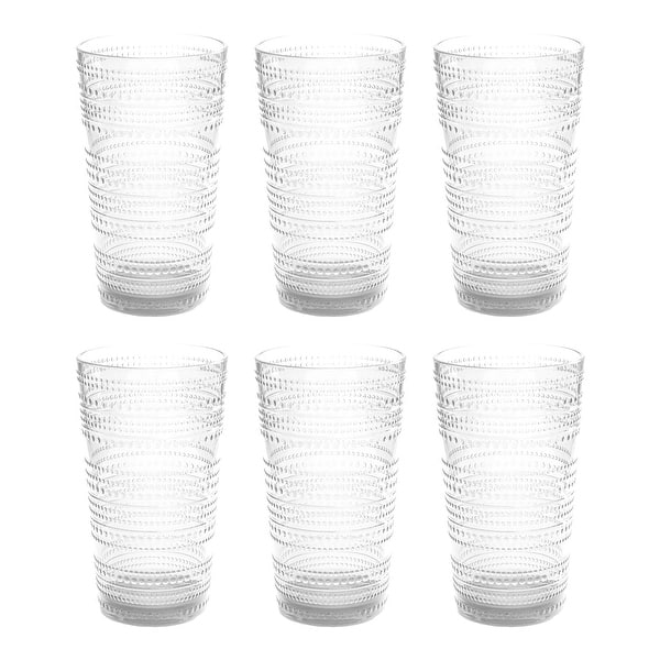Beaded Jumbo, Clear, 16 oz