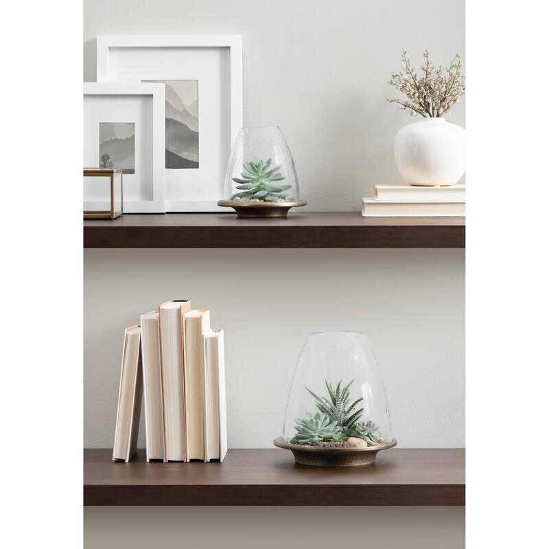 Kate and Laurel Campana Cloche Candle Holder Set - 2 Piece