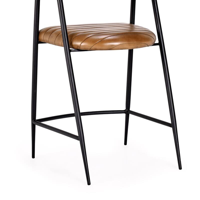 Classic Home Preston 26" Leather Counter Stool