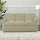 preview thumbnail 58 of 83, Subrtex 7-Piece Stretch Sofa Slipcover Sets with 3 Backrest Cushion Covers and 3 Seat Cushion Covers Sand