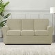preview thumbnail 65 of 149, Subrtex 9-Piece Stretch Sofa Slipcover Sets with 4 Backrest Cushion Covers and 4 Seat Cushion Covers Sofa - Sand