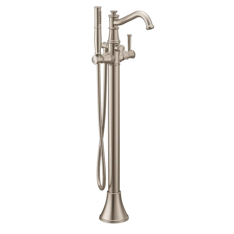 Moen Belfield Floor Mounted Tub Filler with Built-In Diverter -