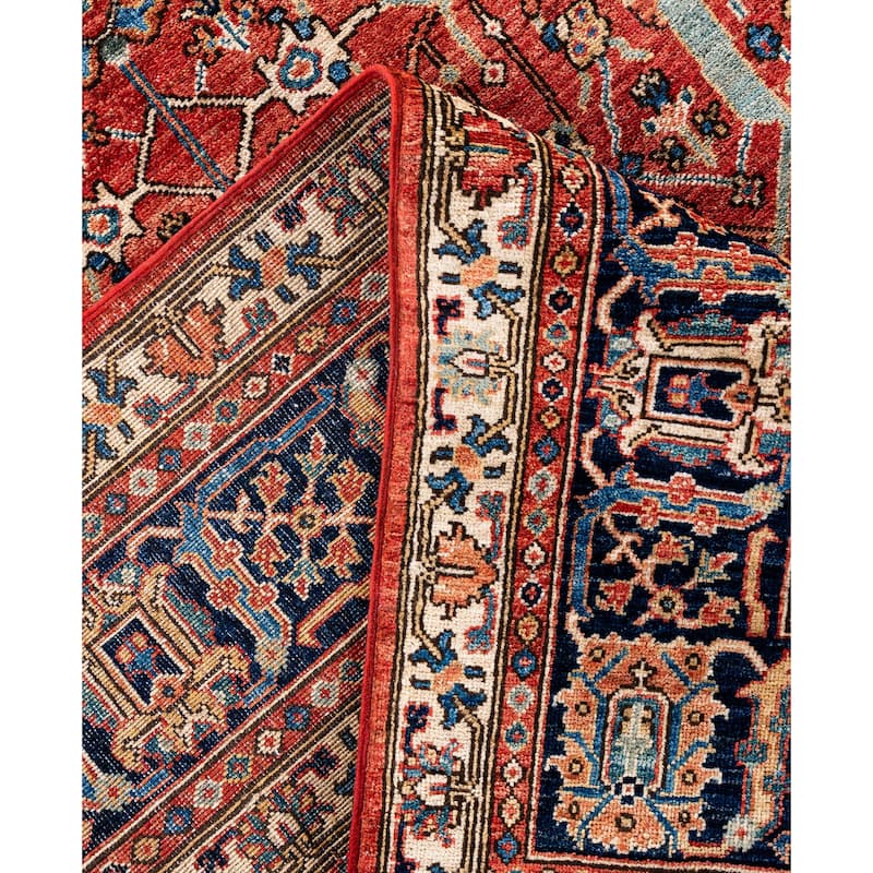 Serapi One-of-a-Kind Hand-Knotted Area Rug - Red - 8' 3" x 10' 0"