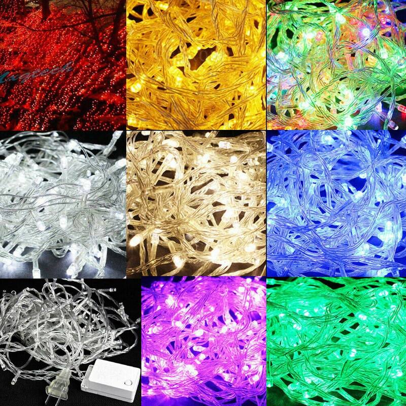 10M 100 LED Waterproof Christmas Tree String Lights Bed Bath & Beyond