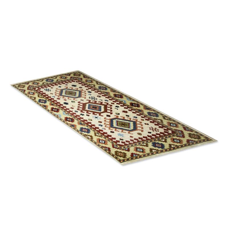 Handmade Heritage and Style Hand-tufted wool area rug (5x8) - 3'6" x 5'8" Oval