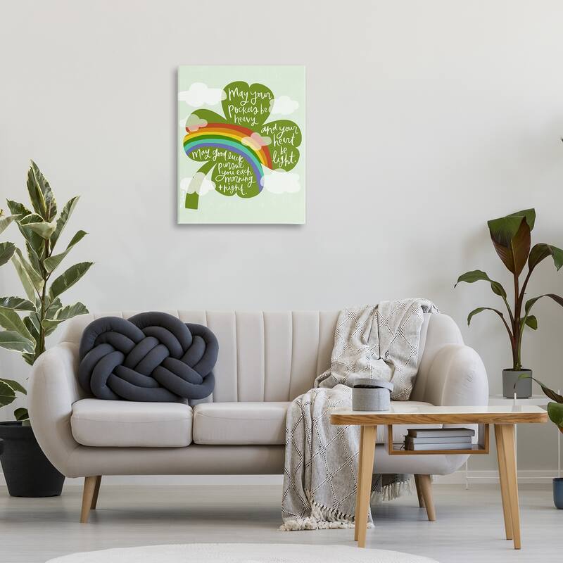 Stupell Uplifting Good Luck Rhyme Canvas Wall Art Design By Mandy Ford Art + Illustration