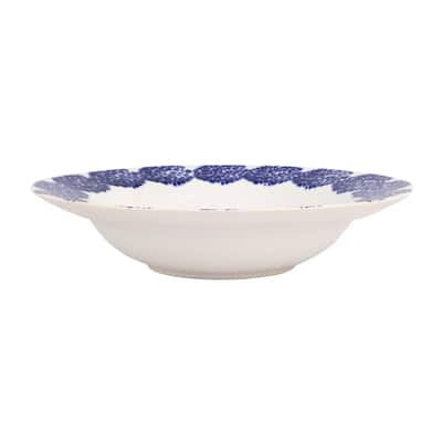 viva by VIETRI Santorini Rimmed Serving Bowl