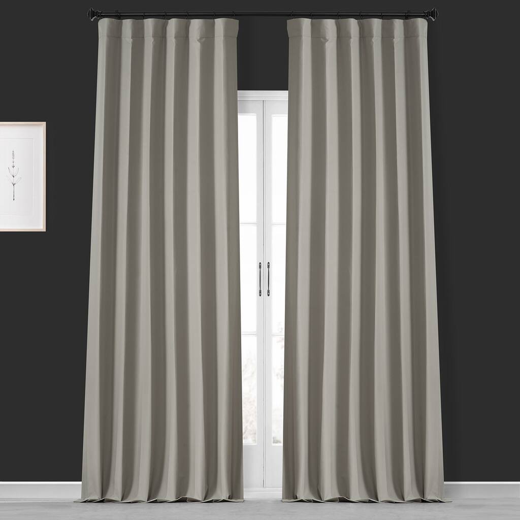 Exclusive Fabrics Placid Thermal Blackout Curtain Pair (2 Panels)