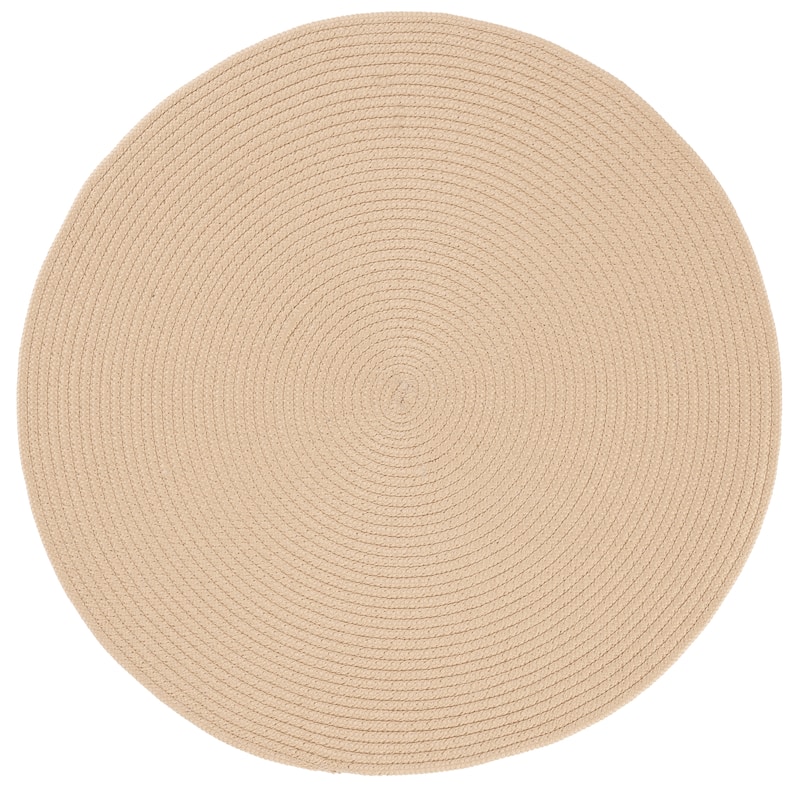 SAFAVIEH Handmade Braided Ingmari Rug - 6' Round - Beige