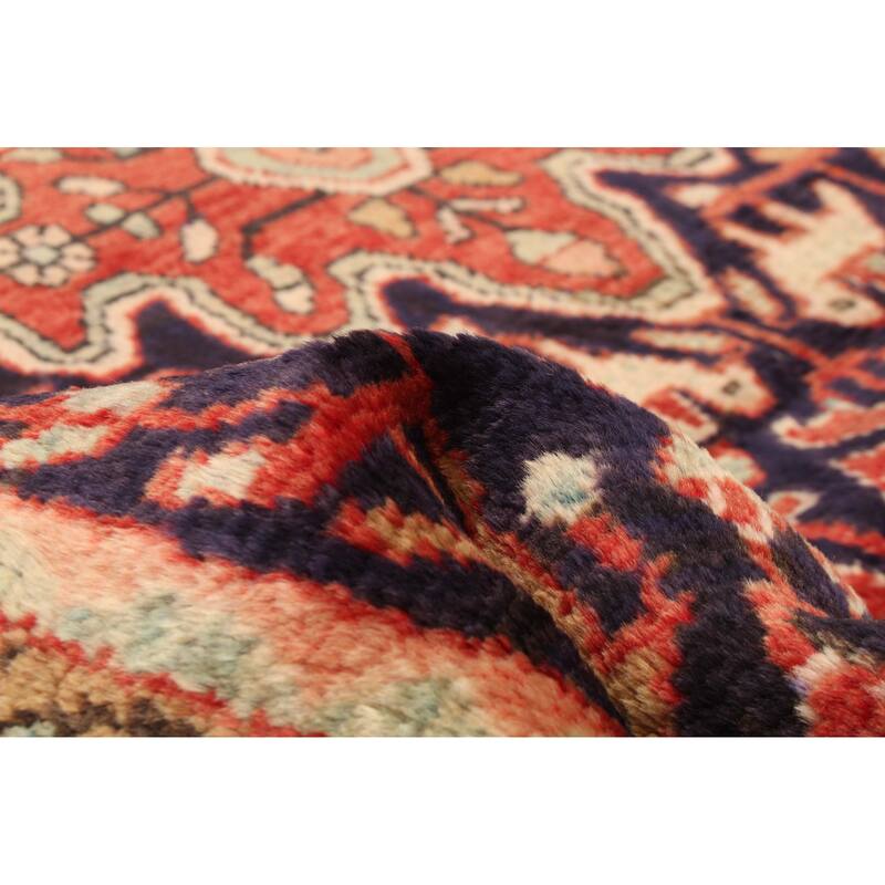 ECARPETGALLERY Hand-knotted Andelz Navy Wool Rug - 4'2 x 7'10