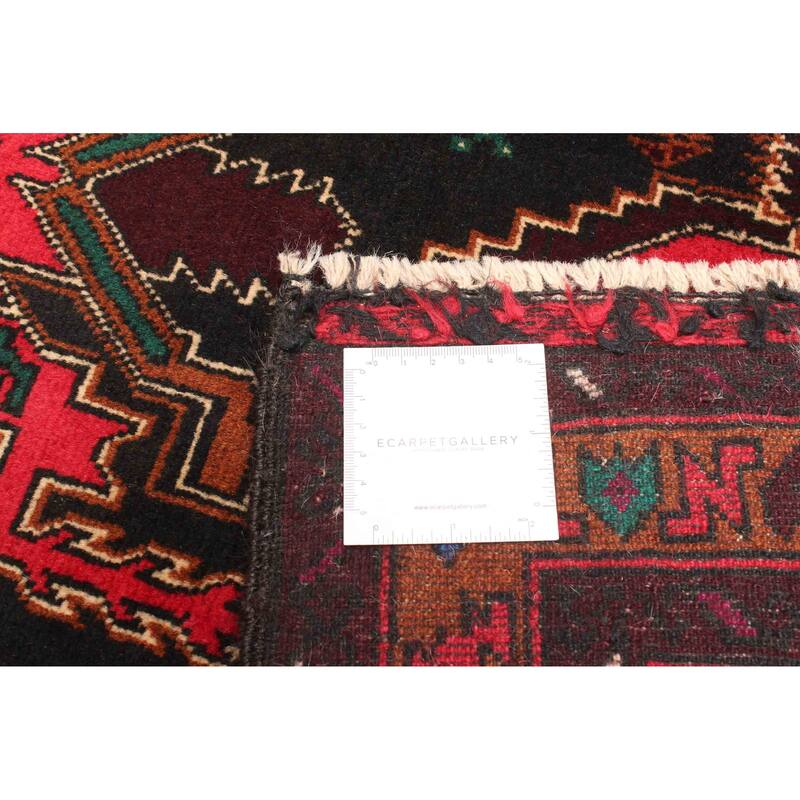 ECARPETGALLERY Hand-knotted Teimani Black Wool Rug - 2'11 x 4'3