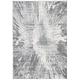 preview thumbnail 2 of 1, SAFAVIEH Tulum Avdotja Modern Abstract Burst Rug - Ivory/Grey - 6' x 9'