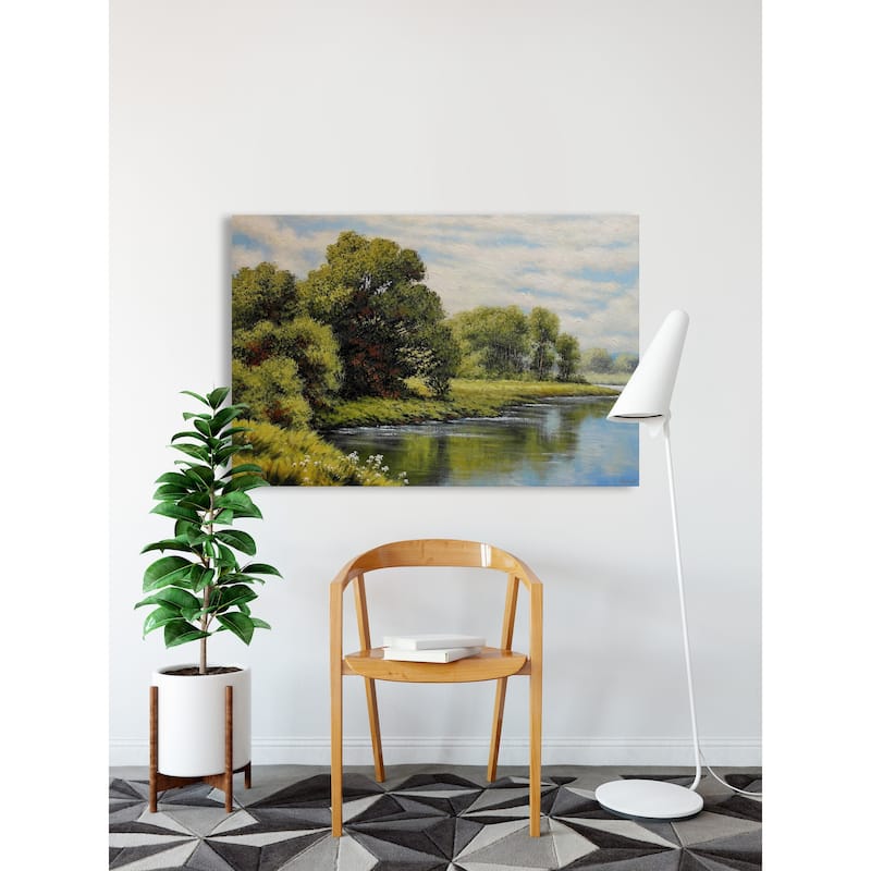 Lake Days Print on Wrapped Canvas