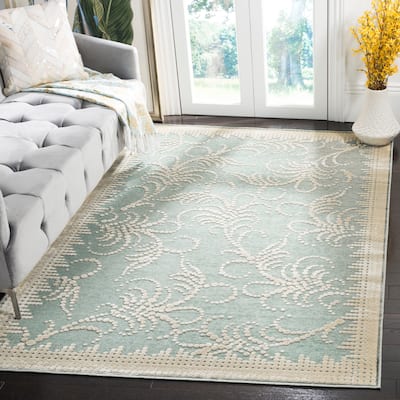 Martha Stewart by SAFAVIEH Handmade Fountain Swirl Viscose Rug